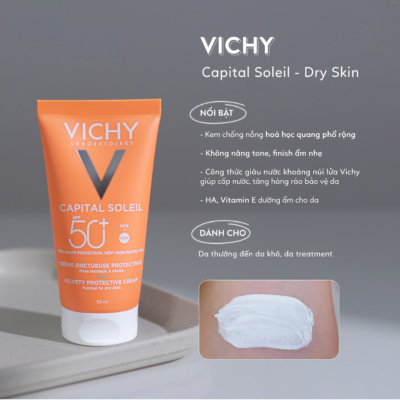 Vichy Ideal Soleil SPF 50-Top 10 kem chống nắng tốt nhất thế giới